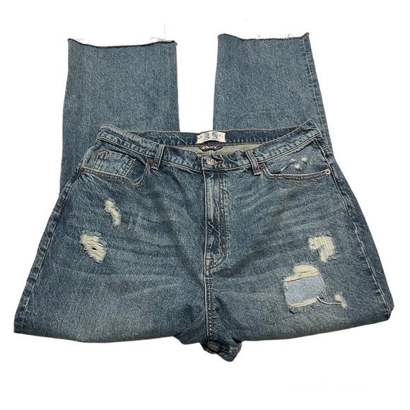 We the Free | Curvy Distress Distress Raw Hem Jeans - Picture 1 of 4